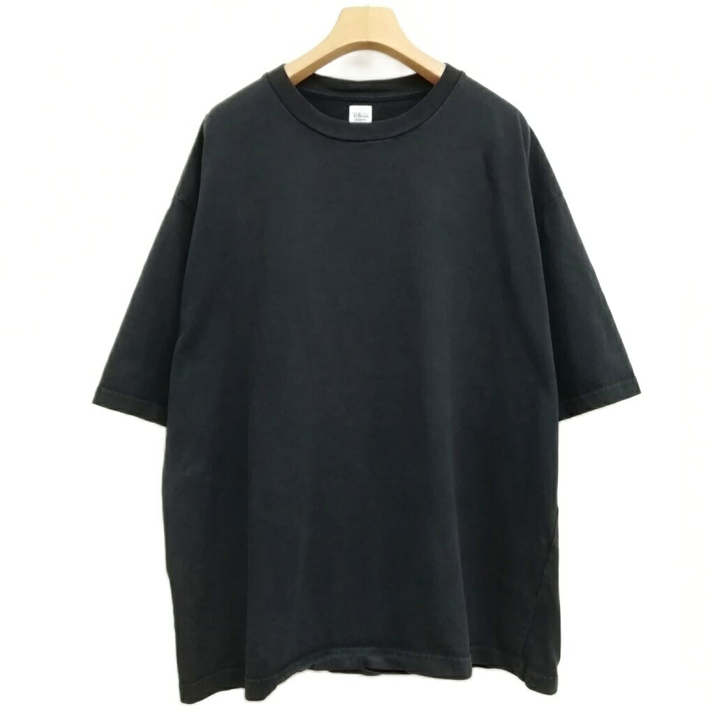 【中古】ロンハーマン Ron Herman 3720900026 オーガニックコットン S/S Tee オーバーサイズ Tシャツ 無地 半袖 S ブラック メンズ 【ベクトル 古着】 250826