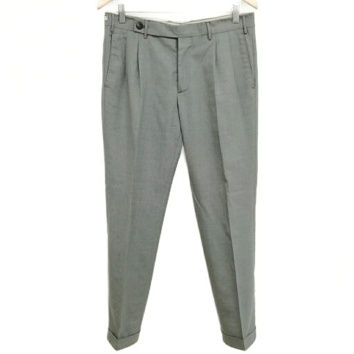 【中古】バーウィック Berwick mooving ロロピアーナ生地 スラックス トラウザー パンツ グレー メンズ 【ベクトル 古着】 251007