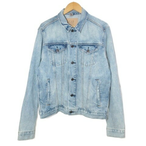 【中古】ギャップ GAP 2019 アイコンデニムジャケット Gジャン ジージャン M 青 ブルー /X メンズ 【ベクトル 古着】 251016
