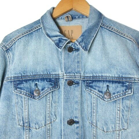 【中古】ギャップ GAP 2019 アイコンデニムジャケット Gジャン ジージャン M 青 ブルー /X メンズ 【ベクトル 古着】 251016