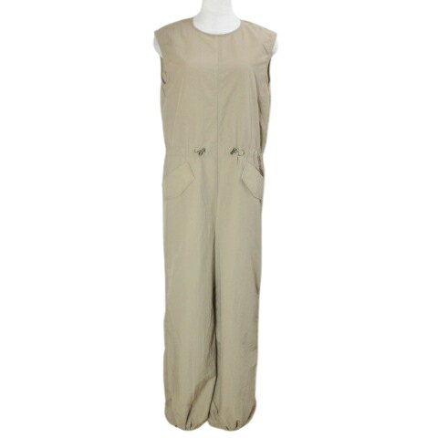 【中古】ルーニィ LOUNIE 22SS パッカブル オールインワン ナイロン 36 S相当 ベージュ /X レディース 【ベクトル 古着】 251121