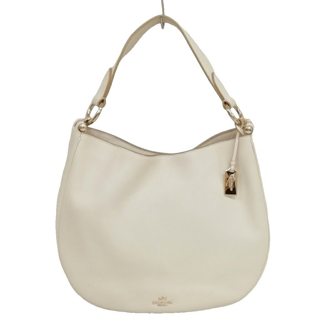 【中古】コーチ COACH 36026 ノマド ホーボー グラブタン レザー ハンドバッグ ショルダーバッグ 2WAY ホワイト系 レディース 【ベクトル 古着】 260520