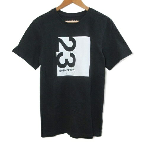 ナイキ NIKE エア ジョーダン AIR JORDAN 23 ENGINEERED Tシャツ カットソー 19SS 半袖 プリント クルーネック XS 黒 ブラック AT8817 /X メンズ  260320