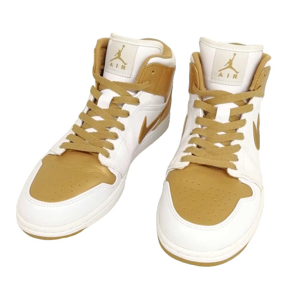 ナイキ NIKE 364770-130 AIR JORDAN 1 PHAT White Metallic Gold エア ジョーダン スニーカー 27cm ホワイト ゴールド メンズ 260331