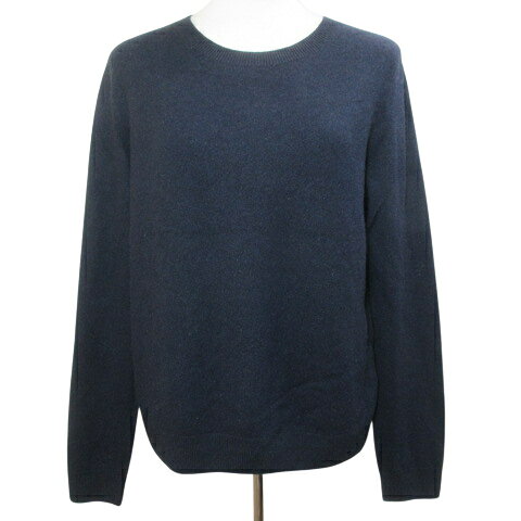樂天商城 - 【中古】ユニクロ UNIQLO 23AW 3Dカシミヤクルーネックセーター ニット 長袖 プルオーバー L 紺 ネイビー 251-461079 /X レディース 【ベクトル 古着】 260418