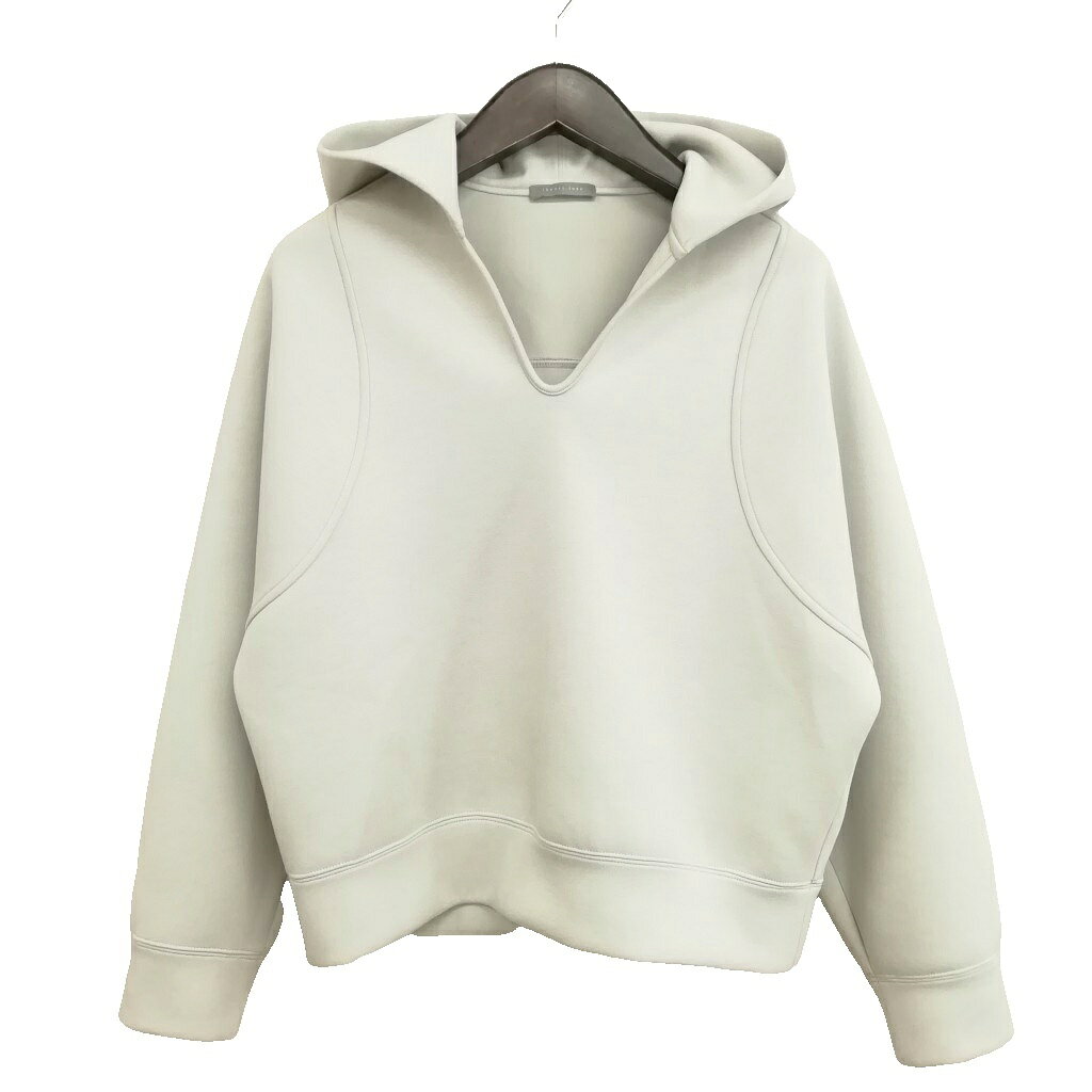 セオリーリュクス theory luxe 24SS JORDANA ダンボール プルオーバー パーカー 38 ライトグレー系 レディース  260708