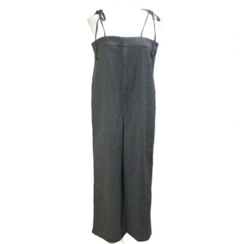 樂天商城 - 【中古】リエディ Re:EDIT 美品 24AW ウールタッチリボンサロペット オーバーオール パンツ グレー EL231010-PT /X 【ベクトル 古着】 260426