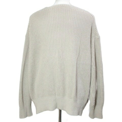 【中古】ミラオーウェン Mila Owen ニット プルオーバー 長袖 リネンコットン ローゲージ Vネック ドロップショルダー 0 S相当 ベージュ 09WF0221032 /X レディース 【ベクトル 古着】 260519 auc-vector-20933987 ブランド古着の買取販売ベクトル サンプル画像2