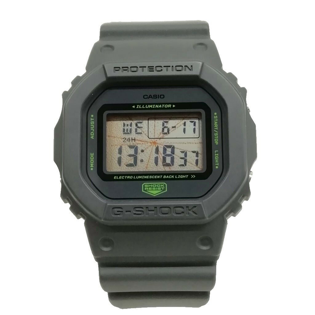 カシオジーショック CASIO G-SHOCK DW-5600MNT-1JR YOSHIROTTEN MUSIC NIGHT TOKYO 腕時計 ダークグレー系 美品 メンズ  260617