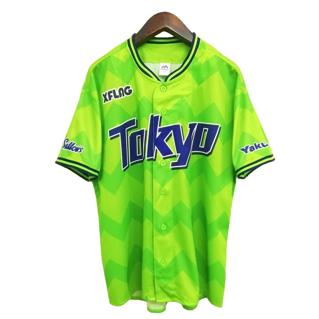 【中古】マジェスティック MAJESTIC ヤクルトスワローズ 2020年 TOKYO 燕パワー ユニホーム 美品 FREE グリーン系 メンズ 【ベクトル 古着】 260917