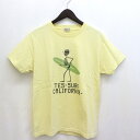 【中古】エンドレスサマー The Endless Summer TES Tシャツ カットソー サーフ スカル 半袖 S ライトイエロー /Z メンズ 【ベクトル 古着】 220302