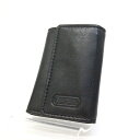 【中古】ピエールカルダン Pierre Cardin キーケース 6連フック 無地 シンプル 黒 ブラック /Z メンズ レディース 【ベクトル 古着】 220615(4)