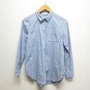 【中古】エイチ&エム H&M 子供服 長袖 シャツ 150 ブルー 女の子 ガールズ ジュニア キッズ 【ベクトル 古着】 240322