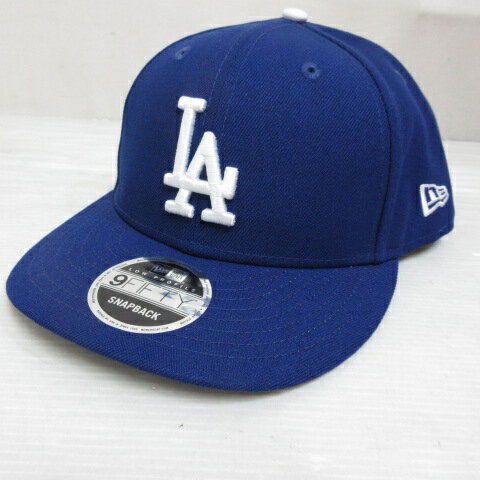 【中古】未使用品 ニューエラ NEW ERA 9FIFTY MLB ロサンゼルス ドジャース ベースボール キャップ 帽子 ブルー スナップバック 正規品 メンズ 【ベクトル 古着】 240518