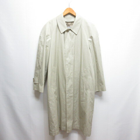 【中古】ポートデバンブー PORT de BAMBOO ロング コート ライナー付き 92-4 ライトベージュ ステンカラー メンズ 【ベクトル 古着】 241219