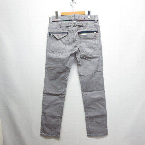 【中古】ビッグスミス BIG SMITH ストレッチ コットン ワーク パンツ LL グレー シンチバック付き 日本製 メンズ 【ベクトル 古着】 250409
