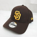 【中古】未使用品 ニューエラ NEW ERA 9FORTY MLB サンディエゴ パドレス ベースボール キャップ 帽子 茶 ブラウン アジャスタブル 正規品 ...
