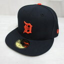 【中古】未使用品 ニューエラ NEW ERA 59FIFTY 5950 MLB デトロイト タイガース ベースボール キャップ 帽子 7 1/8 56.8cm ...