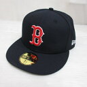 【中古】未使用品 ニューエラ NEW ERA 59FIFTY 5950 MLB ボストン レッドソックス ベースボール キャップ 帽子 7 1/2 59.6cm...