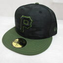 【中古】未使用品 ニューエラ NEW ERA 59FIFTY 5950 MLB ピッツバーグ パイレーツ ベースボール キャップ 帽子 7 1/2 59.6cm...