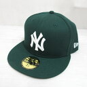 【中古】未使用品 ニューエラ NEW ERA 59FIFTY 5950 MLB ニューヨーク ヤンキース ベースボール キャップ 帽子 7 3/8 58.7cm...