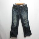 【中古】スウィートキャメル Sweet Camel ブーツカット フレア デニム パンツ ジーンズ 30 インディゴ ジッパーフライ レディース 【ベクトル 古着】 250515