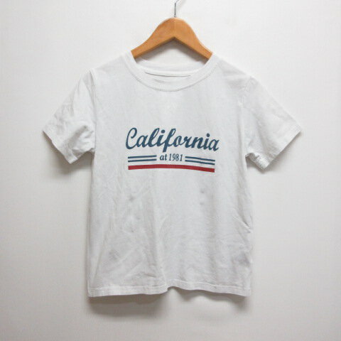 【中古】シーイン Dazy SHEIN 半袖 プリント Tシャツ カットソー XS 白 ホワイト レディース 【ベクトル 古着】 250805