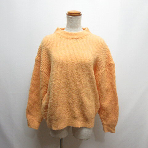 樂天商城 - 【中古】トラッゾドンナ Torrazzo Donna クルーネック ニット セーター オレンジ レディース 【ベクトル 古着】 260203