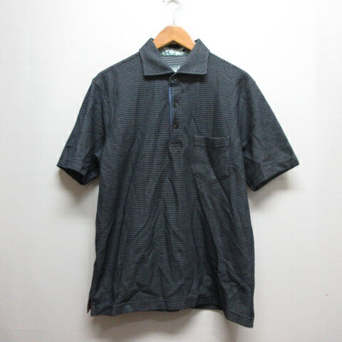 【中古】タケオキクチ TAKEO KIKUCHI 半袖 ポロシャツ カットソー 2 濃紺 ネイビー メンズ 【ベクトル 古着】 260414