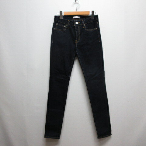 [Used] MOUSSY WF Rebirth Skinny Denim Jeans, Size 25, Dark Indigo, 010AAA12-2840-2, Stretch, Zipper Fly, Women's [Vector Used Clothing] 260507