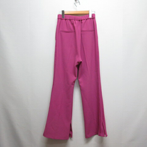 【中古】ミラオーウェン Mila Owen ウエストゴム イージー シガレット パンツ 1 ピンク 09WFP212210 サイドライン 裾スリット レディース 【ベクトル 古着】 260529 auc-vector-20941385 ブランド古着の買取販売ベクトル サンプル画像2
