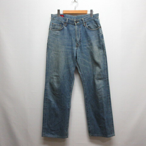 [Used] Edwin 503Z Regular Straight Denim Jeans, Size 31, Blue, Distressed Finish, Zipper Fly, 50304, Made in Japan, Men's [Vector Used Clothing] 260622