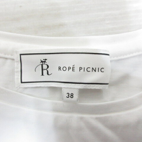 【中古】ロペピクニック ROPE Picnic 美品 クルーネック タンクトップ 38 白 ホワイト ノースリーブ カットソー レディース 【ベクトル 古着】 260731 auc-vector-21143529 ブランド古着の買取販売ベクトル サンプル画像3