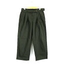 yÁzJy`J CAPERTICA 2 TUCK WIDE PANTS / GIZA COTTON MOLESKIN ^bN Chpc I[u 3 Y yxNg Òz 240114