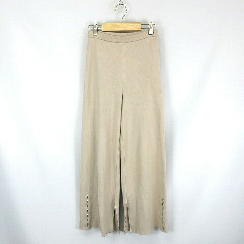 【中古】タン TAN ニット パンツ TN20AW035 ベージュ F レディース 【ベクトル 古着】 240123
