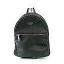 【中古】ゲス GUESS ロゴ リュックサック デイパック 鞄 かばん 黒 ブラック レディース 【ベクトル 古着】 250121