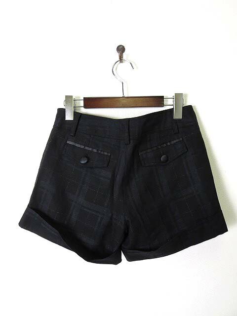 【中古】エールペベ R.P.B キュロット ショートパンツ チェック柄 ウール M 黒 ブラック レディース 【ベクトル 古着】 190117 ブランド古着ベクトルプレミアム店 2