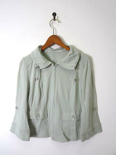 【中古】 ジェーンモア JANE MORE ジャケット ジップアップ 7分袖 S 緑 レディース 【ベクトル 古着】 190415 【中古】 ジェーンモア JANE MORE ジャケット ジップアップ 7分袖 S 緑 レディース 【ベクトル 古着】 190415