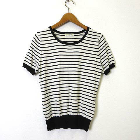 【中古】イッツインターナショナル I.T.'S. international ニット カットソー サマーセーター ボーダー..