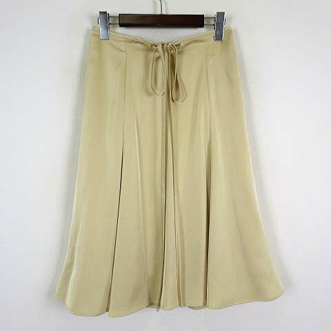 【中古】リリーブラウン Lily Brown 21AW スカート フレア マーメイドスカート ウエストリボン 落ち感 光沢 M ライトベージュ レディース 【ベクトル 古着】 230920 【中古】リリーブラウン Lily Brown 21AW スカート フレア マーメイドスカート ウエストリボン 落ち感 光沢 M ライトベージュ レディース 【ベクトル 古着】 230920