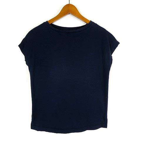 【中古】無印良品 良品計画 天竺編み フレンチスリーブ Tシャツ カットソー コットン 半袖 XS 紺 ネイビー 小さいサイズ レディース 【ベクトル 古着】 240806 【中古】無印良品 良品計画 天竺編み フレンチスリーブ Tシャツ カットソー コットン 半袖 XS 紺 ネイビー 小さいサイズ レディース 【ベクトル 古着】 240806