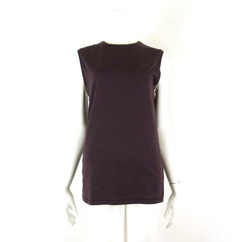 【中古】エイトン ATON タンクトップ カットソー SUVIN 60/2 TANK TOP ノースリーブ M 2 プラムブラウン レディース 【ベクトル 古着】 250417 【中古】エイトン ATON タンクトップ カットソー SUVIN 60/2 TANK TOP ノースリーブ M 2 プラムブラウン レディース 【ベクトル 古着】 250417