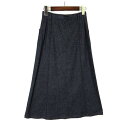 【中古】シンプルライフ SIMPLE LIFE スカート シャンブレー デニム ロング ゴアード ストレッチ S インディゴブルー レディース 【ベクトル 古着】 250715