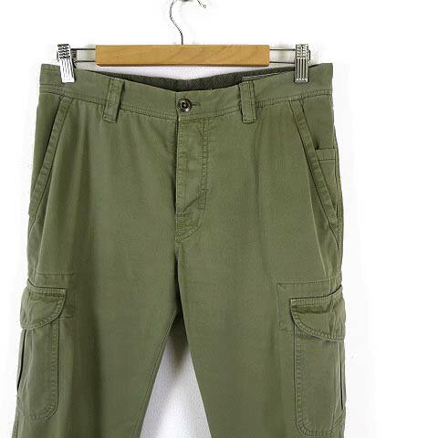 【中古】ジーティーアー GTA TWISTED カーゴパンツ GTA-B ドレスカーゴ ボタンフライ ヴィンテージ コットン M カーキ オリーブ 国内正規品 メンズ 【ベクトル 古着】 251103