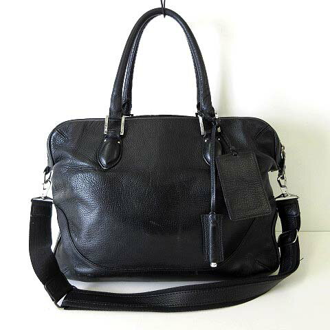 【中古】ペッレモルビダ PELLE MORBIDA バッグ ビジネスバッグ ショルダーバッグ 2way 本革 オールレザ..