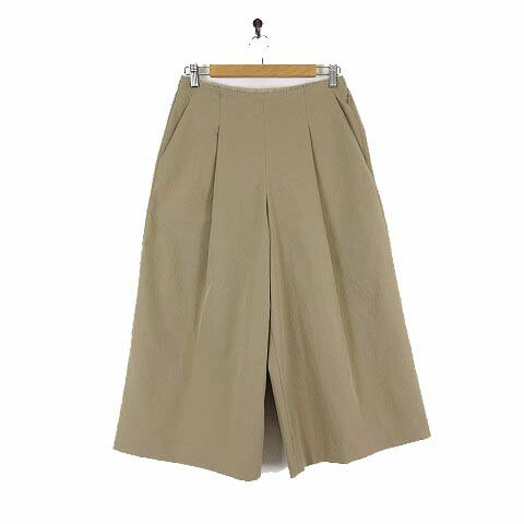 【中古】コルディア CORDIER 近年モデル パンツ ワイドパンツ バギー ガウチョ XL 42 モカブラウン 茶色 美品 レディース 【ベクトル 古着】 260428