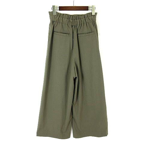 【中古】ロペピクニック ROPE Picnic ウエストフリル イージー タック ワイドパンツ ストレッチ M 38 オリーブ ゴールド レディース 【ベクトル 古着】 260604 auc-vector-20985144 ブランド古着の買取販売ベクトル サンプル画像2
