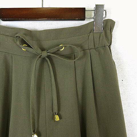 【中古】ロペピクニック ROPE Picnic ウエストフリル イージー タック ワイドパンツ ストレッチ M 38 オリーブ ゴールド レディース 【ベクトル 古着】 260604 auc-vector-20985144 ブランド古着の買取販売ベクトル サンプル画像3