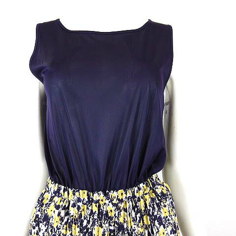 【中古】ミラオーウェン Mila Owen 20AW ノースリーブ トップス プリーツスカート ドッキング ワンピース 小花柄 ロングワンピース S 0 紫 パープル マスタード 白 美品 09WF0202016 レディース 【ベクトル 古着】 260702 auc-vector-21069279 ブランド古着の買取販売ベクトル サンプル画像2