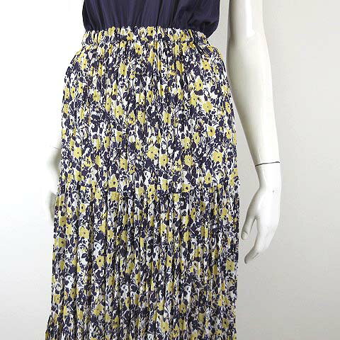 【中古】ミラオーウェン Mila Owen 20AW ノースリーブ トップス プリーツスカート ドッキング ワンピース 小花柄 ロングワンピース S 0 紫 パープル マスタード 白 美品 09WF0202016 レディース 【ベクトル 古着】 260702 auc-vector-21069279 ブランド古着の買取販売ベクトル サンプル画像3